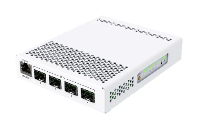 MikroTik CRS305-1G-4S+IN | Switch | 1x RJ45 1000Mb/s, 4x SFP+ - Elektronika i akcesoria