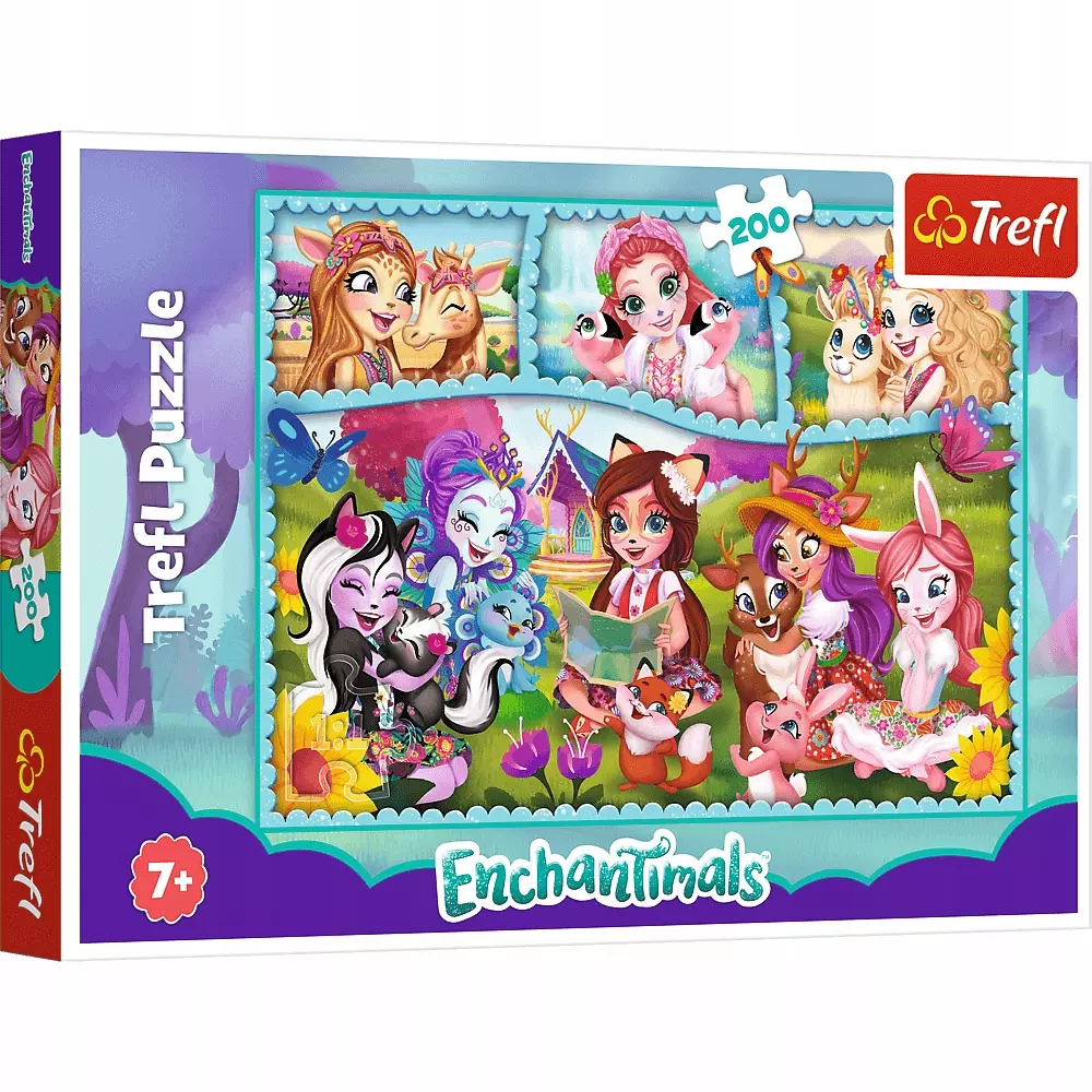 Puzzle 200 elementów. Enchantimals. Niezwykły świat - Puzzle