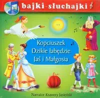Kopciuszek Dzikie łabędzie Jaś i Małgosia bajki-słuchajki - Książki