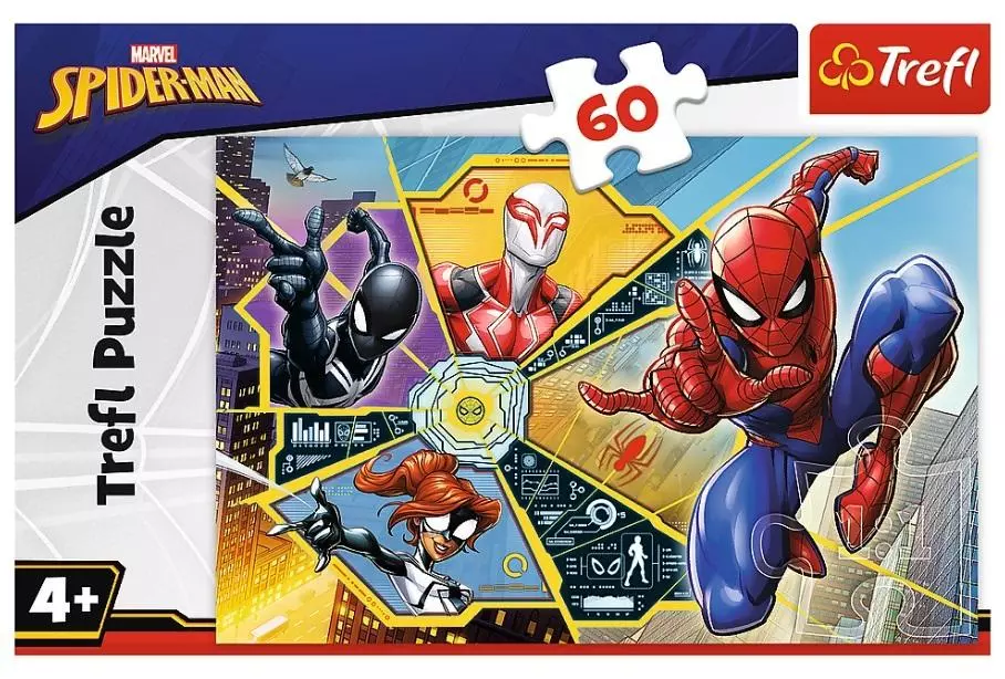 Puzzle 60 elementów. Spiderman - Puzzle