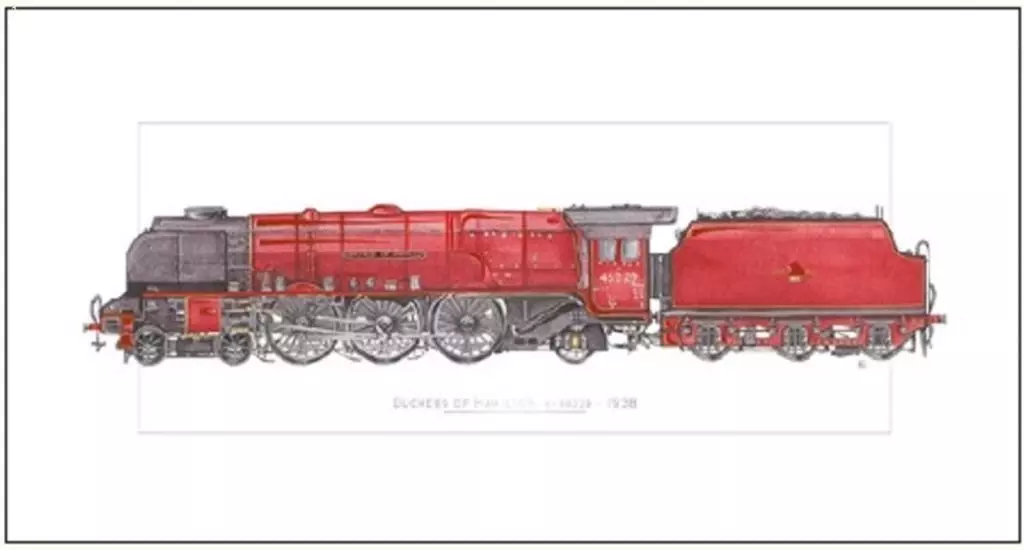 Karnet 12x18 G05 41A 031 + kop Pociąg bordowy - Książki