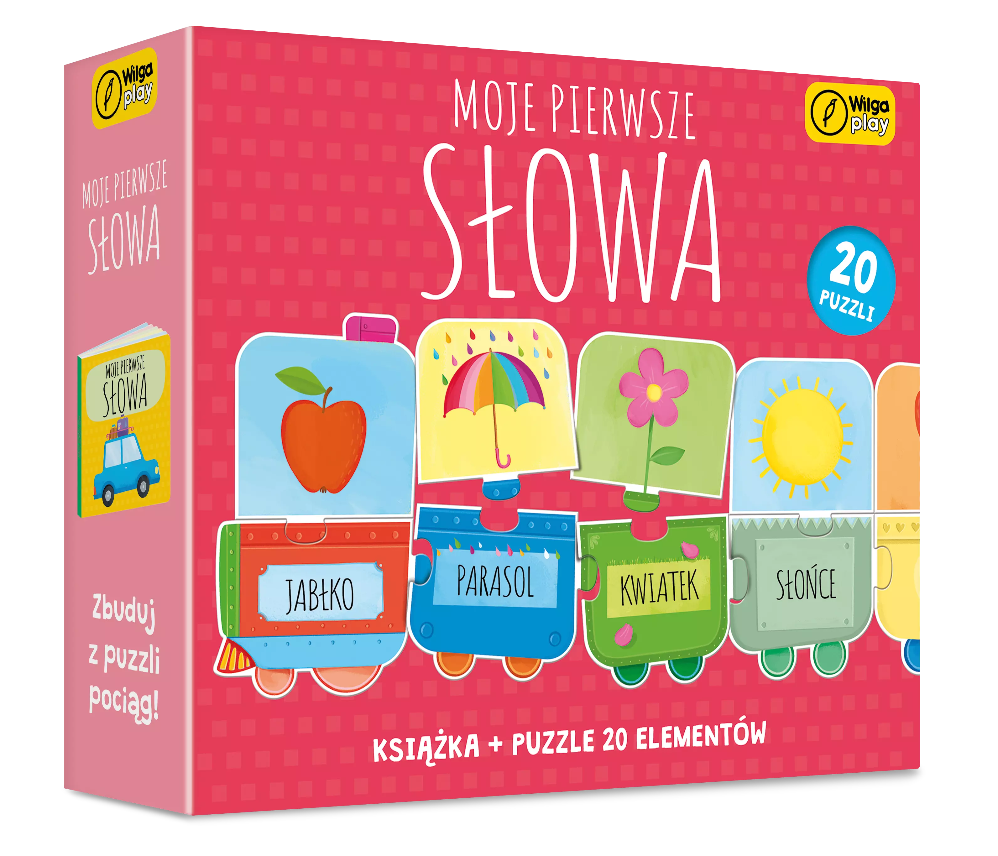 Moje pierwsze słowa. Puzzle + książka - Puzzle