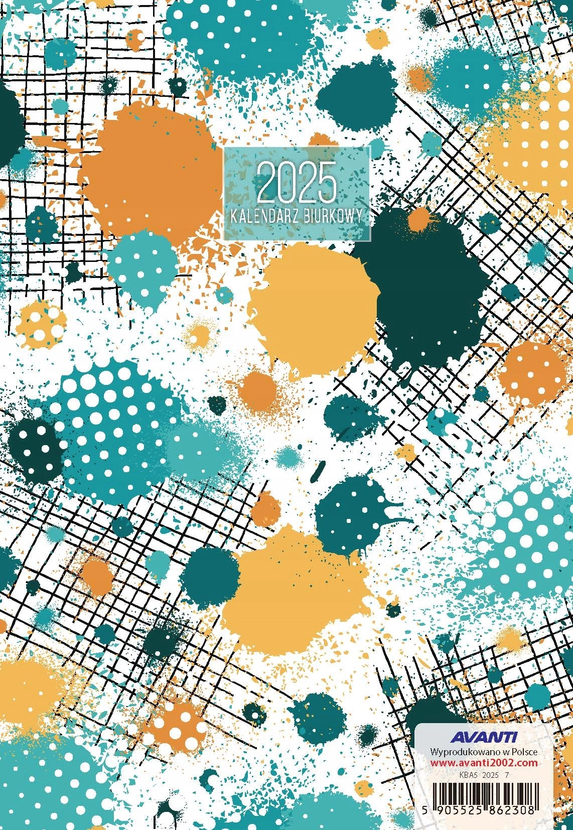Kalendarz biurkowy 2025 - Książki