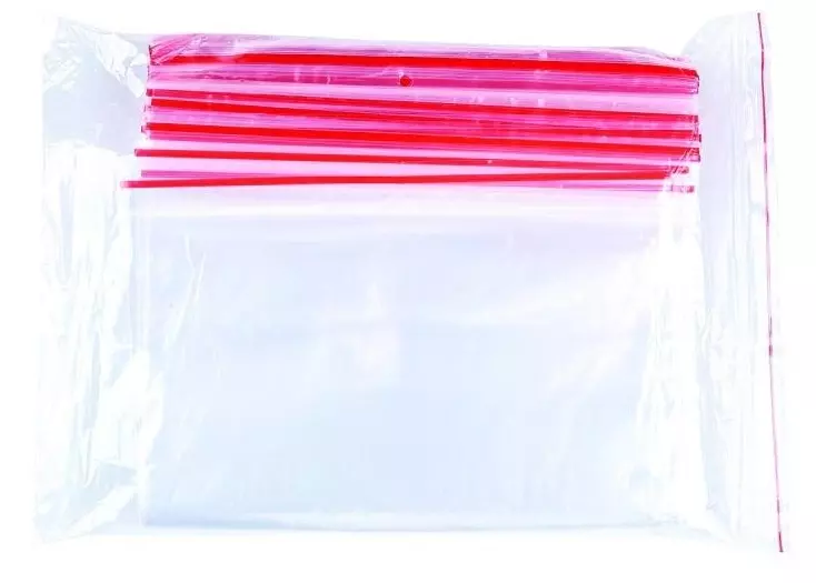 Torebki strunowe LDPE, transparentne, 10x10 cm (100 sztuk) - Papiernicze i szkolne