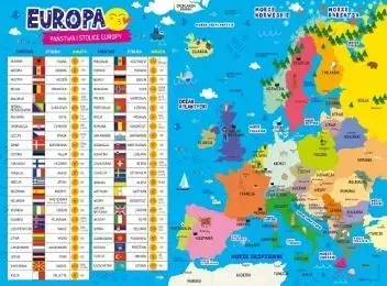 Podkładka na biurko - Europa - Papiernicze i szkolne