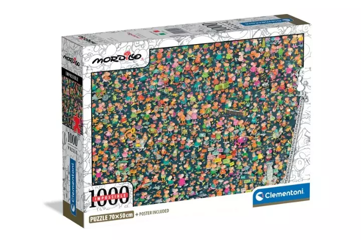 CLE puzzle 1000 Compact Imposible Mordillo 39992 - Zabawki