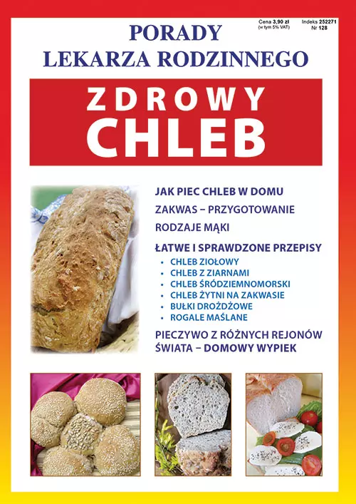Zdrowy chleb. Porady Lekarza Rodzinnego Nr 128 (wyd. 2018) - Książki