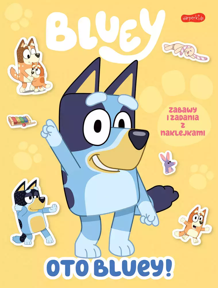 Bluey. Oto Bluey! Zabawy i zadania z naklejkami - Książki
