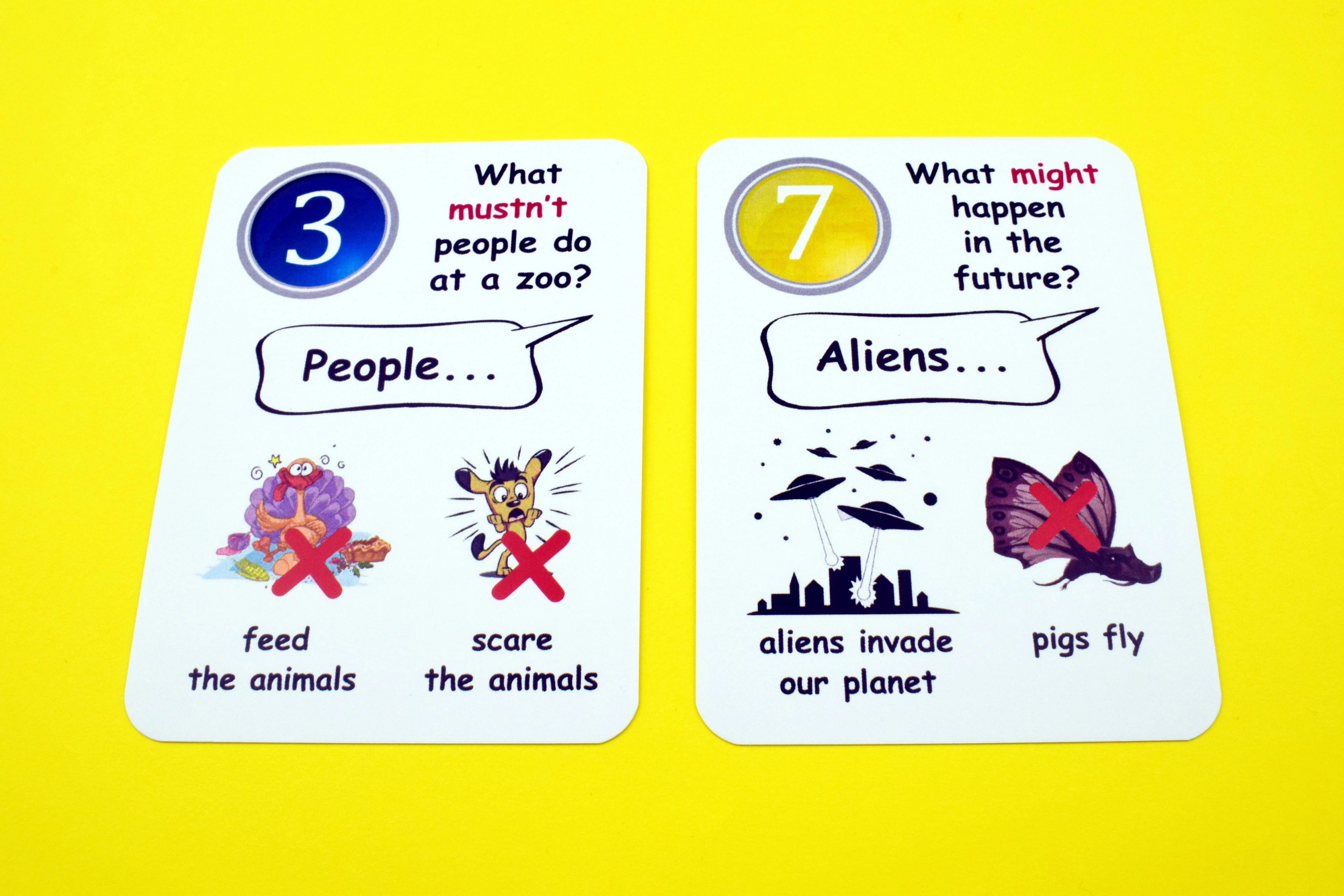 Fun Card English. Modal Verbs - Gry