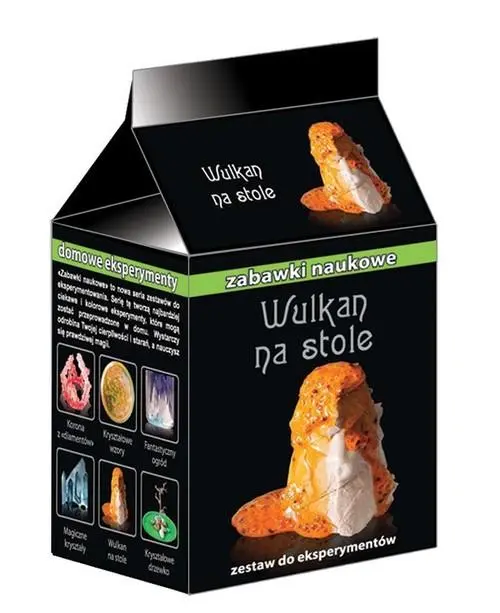 Wulkan na stole Zabawki naukowe - Zabawki