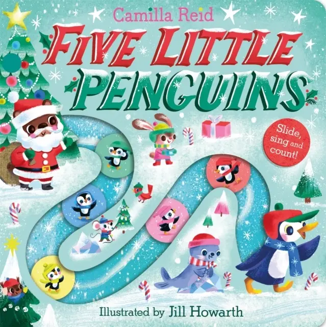 Five Little Penguins: A Festive Nursery Rhyme Counting Book for Toddlers - Książki