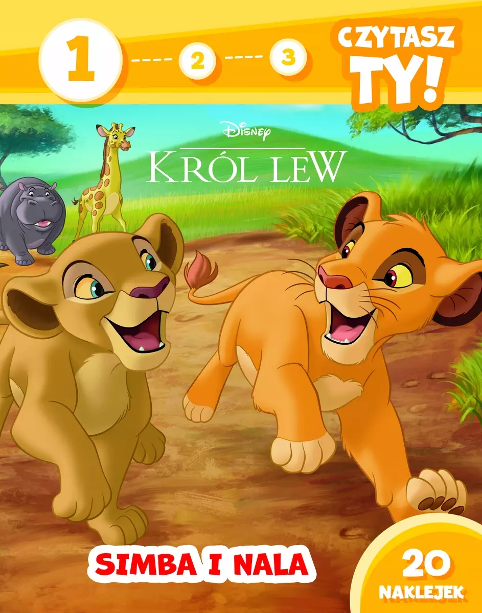 1, 2, 3, czytasz ty! Poziom 1. Simba i Nala. Disney Kr?l Lew - Zabawki