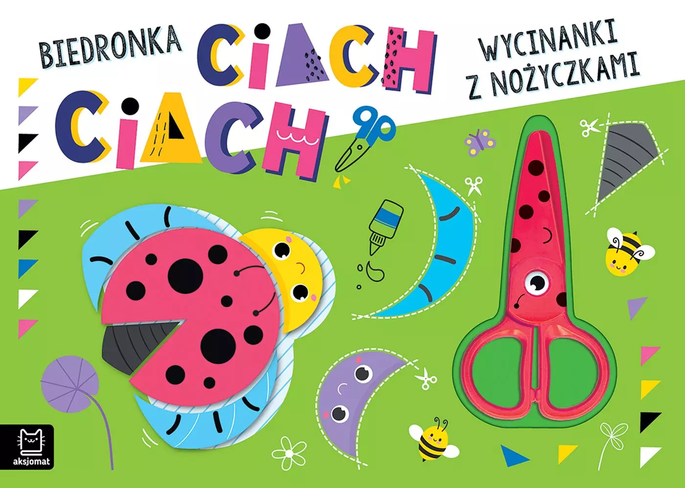 Wycinanki z nożyczkami. Biedronka ciach, ciach! - Książki