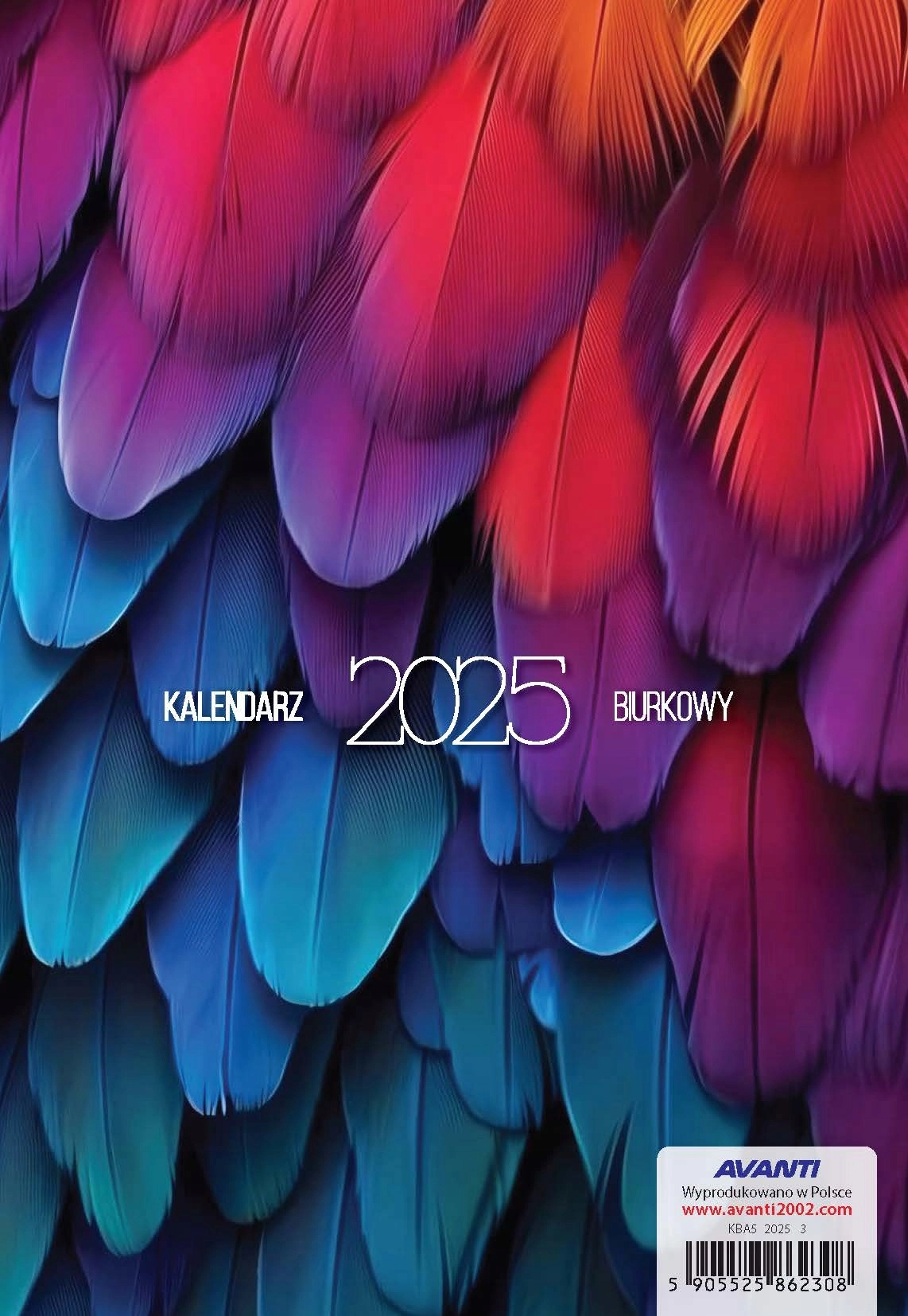 Kalendarz biurkowy 2025 - Książki