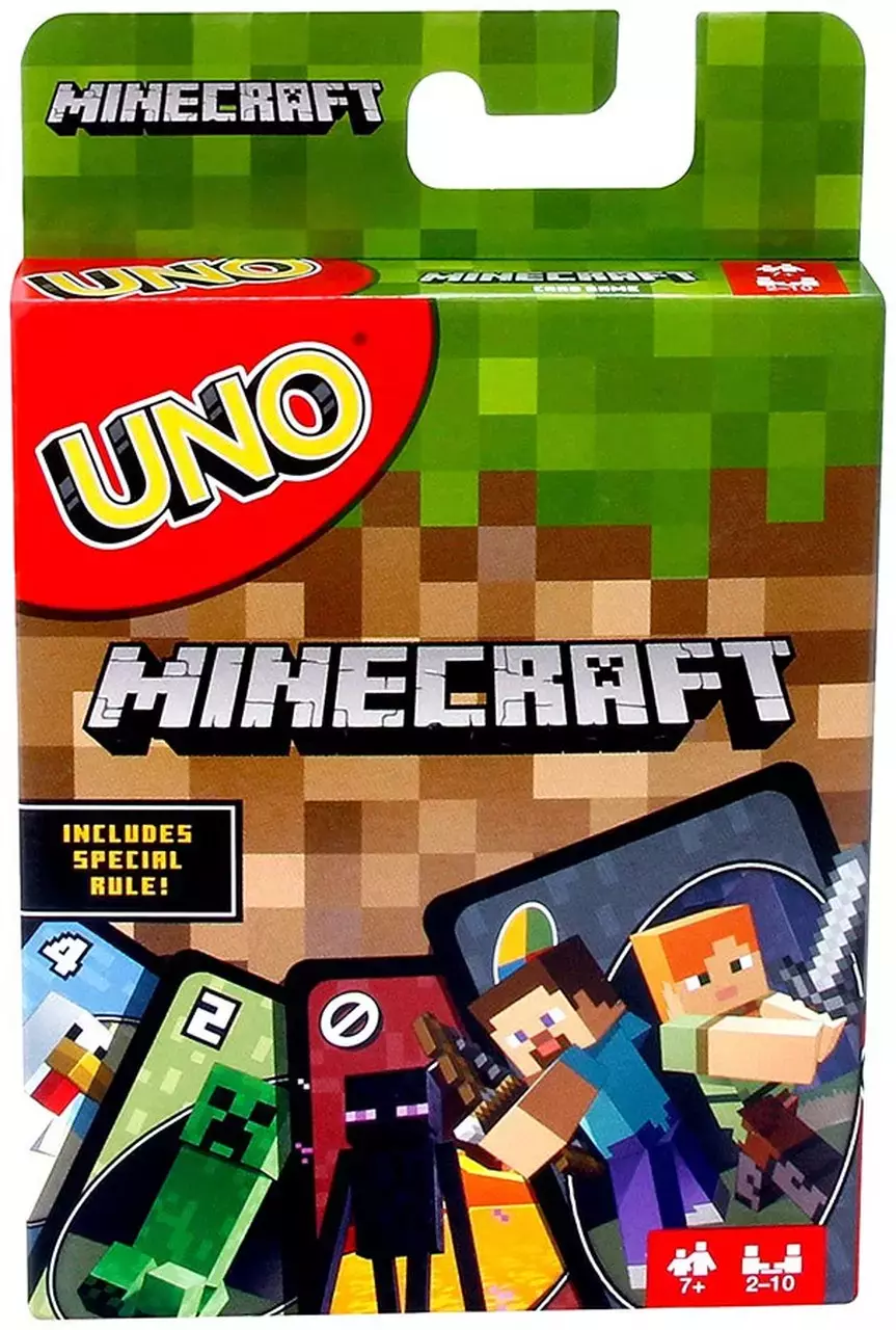 Mattel. FPD61 Minecraft. Uno, gra karciana - Gry