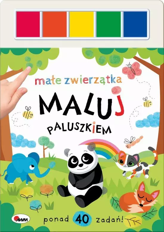 Maluj paluszkiem. Małe zwierzątka - Książki