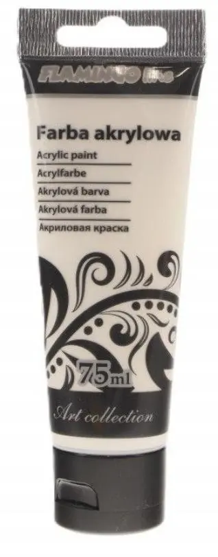 Farba akrylowa 75ml 175 perłowa biała - Papiernicze i szkolne