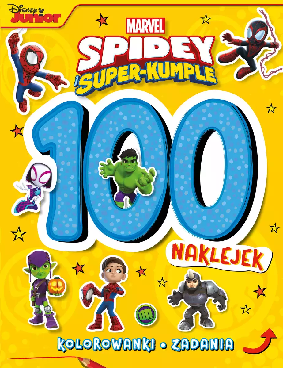 100 naklejek. Marvel Spidey i Super-kumple - Książki