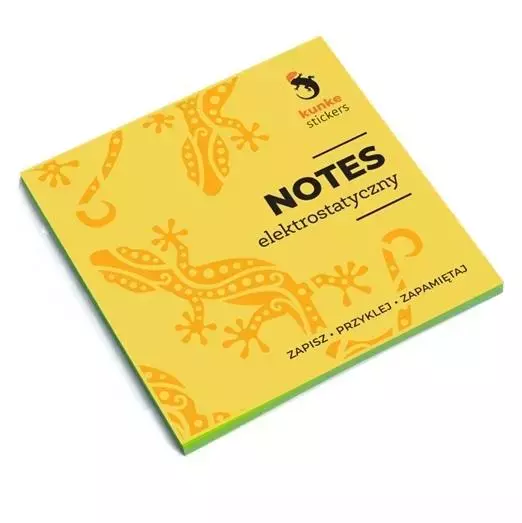 Notes elektrostatyczny zielony 100 karteczek - Papiernicze i szkolne