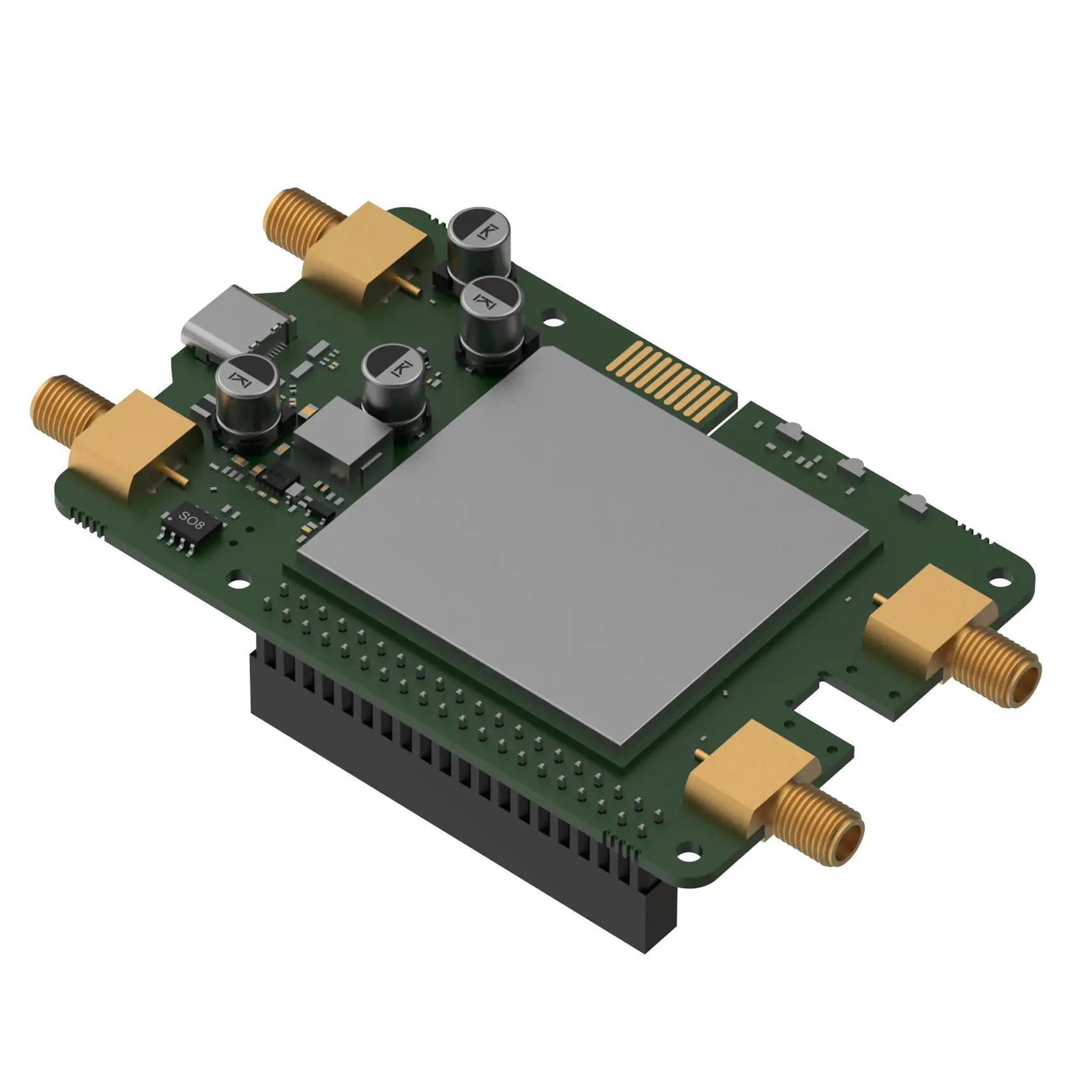 Teltonika Calyx 4G, EBD021, Embedded Cellular Raspberry Pi HAT+ | Nakładka Raspberry Pi HAT | Wbudowana łączność komórkowa 4G - Elektronika i akcesoria