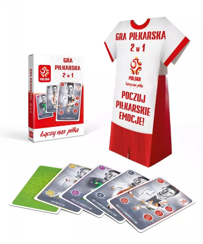 Karty PZPN. Gra piłkarska 2 w 1. Poczuj piłkarskie emocje! - Gry