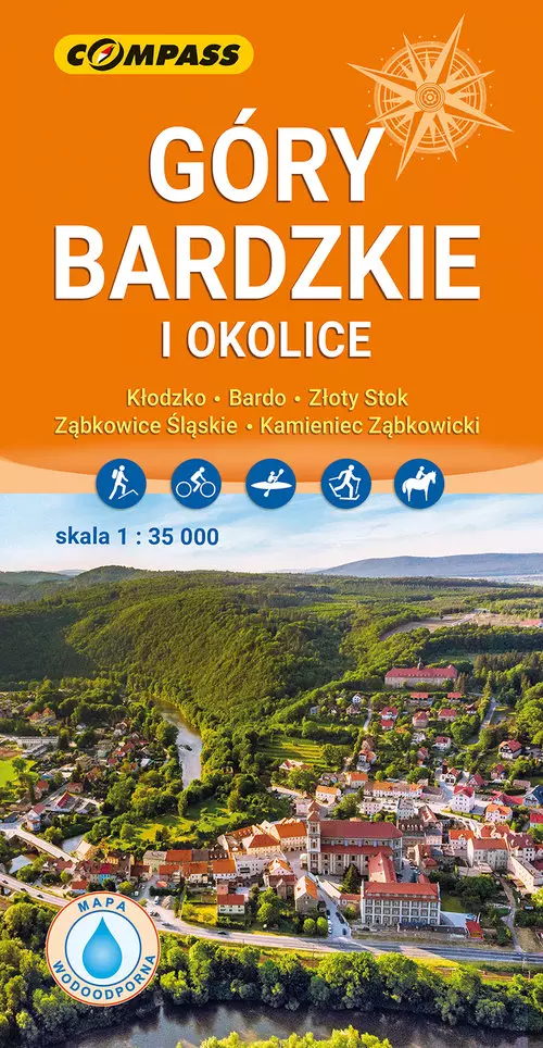 Góry Bardzkie i okolice - mapa laminowana - Książki