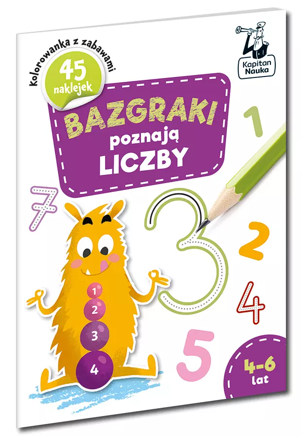 Bazgraki poznają. Liczby 4-6 lat - Książki