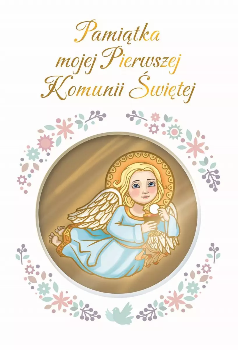 Pamiątka mojej Pierwszej Komunii Świętej+ zawieszka z aniołkiem - Książki