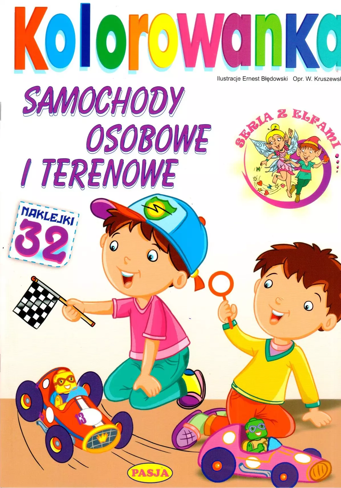 Kolorowanka. Samochody osobowe i terenowe - Książki