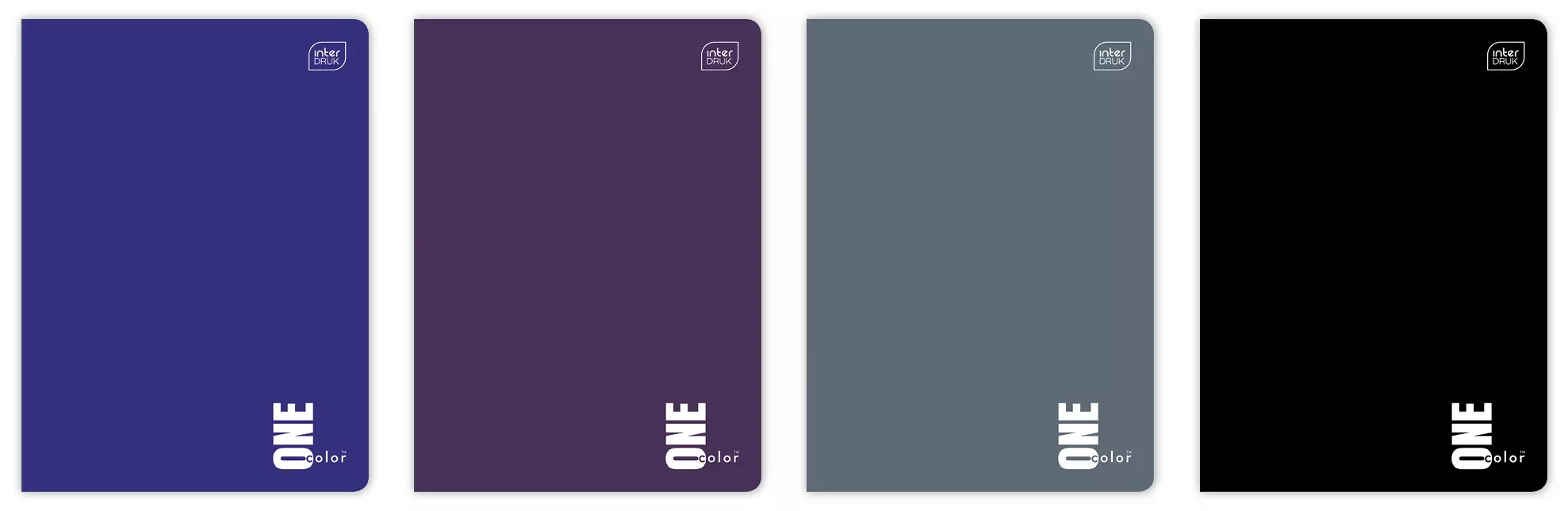 Zeszyt A5 80 kartek w kratkę, One Color, mix kolorów - Papiernicze i szkolne