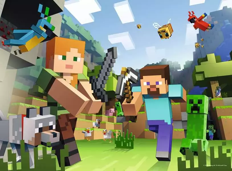 Puzzle 100 elementów. Minecraft - Puzzle
