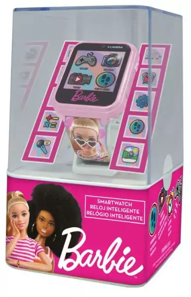 Interaktywny zegarek Smartwatch 10 funkcji Barbie BB00025 Kids Euroswan - Zabawki