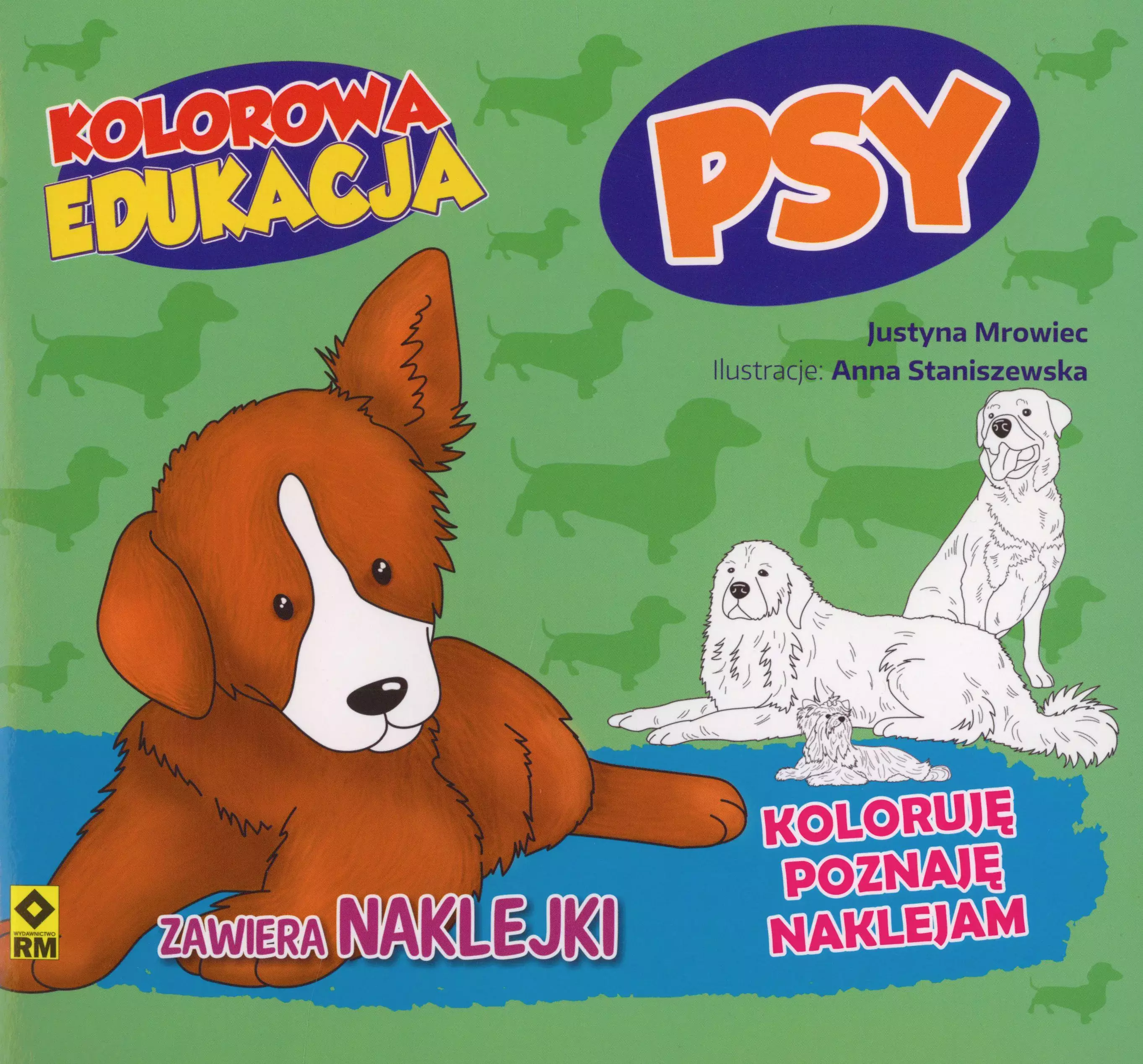 Kolorowa edukacja. Psy - Książki