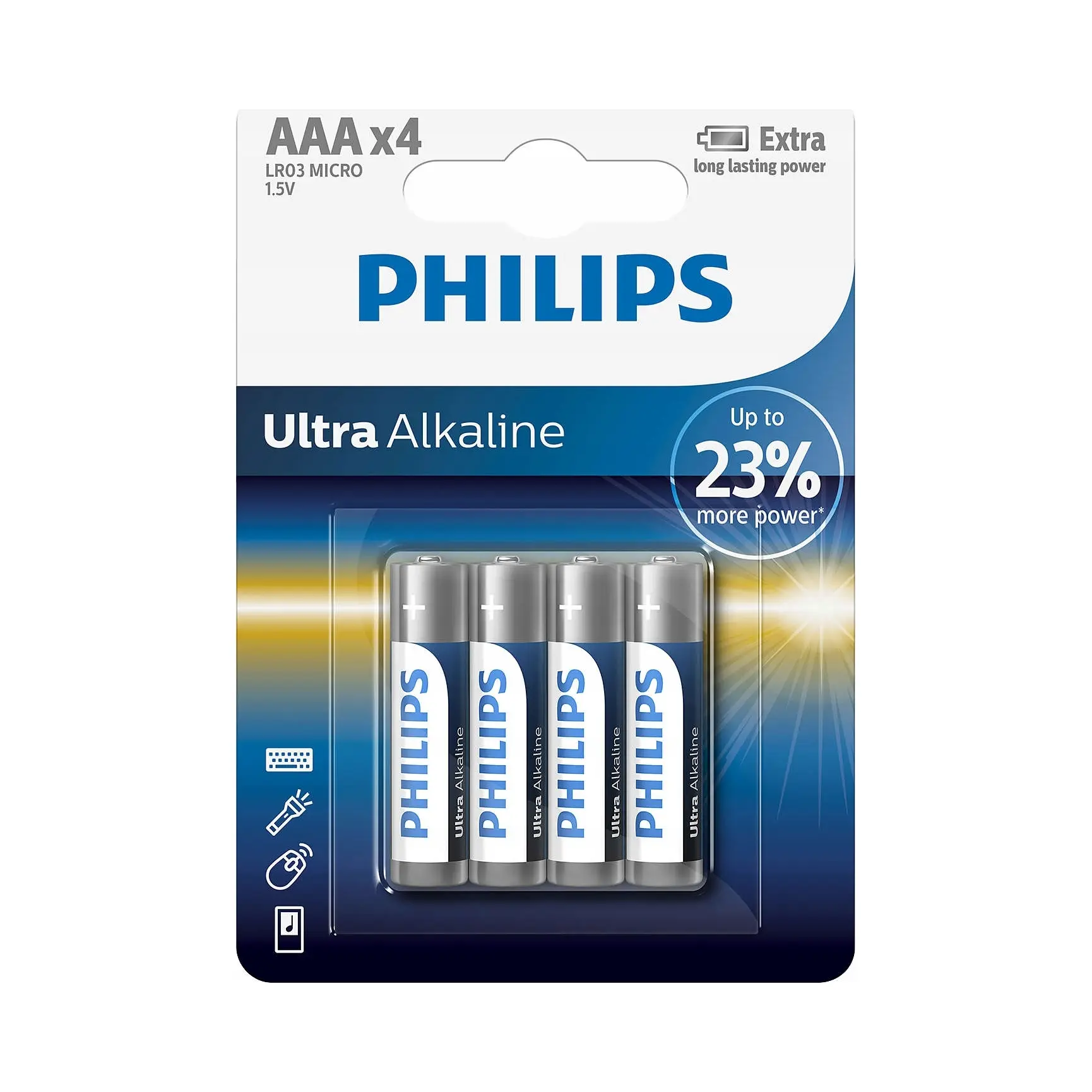 Baterie LR03(4) extreme philips blister - Elektronika i akcesoria