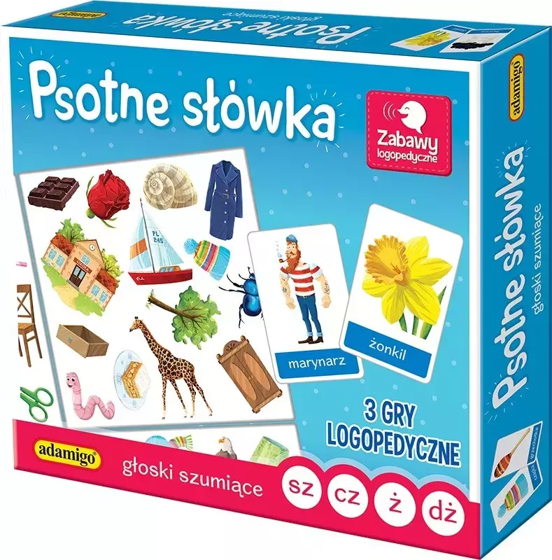 Gra Psotne słówka. Głoski szumiące - Gry