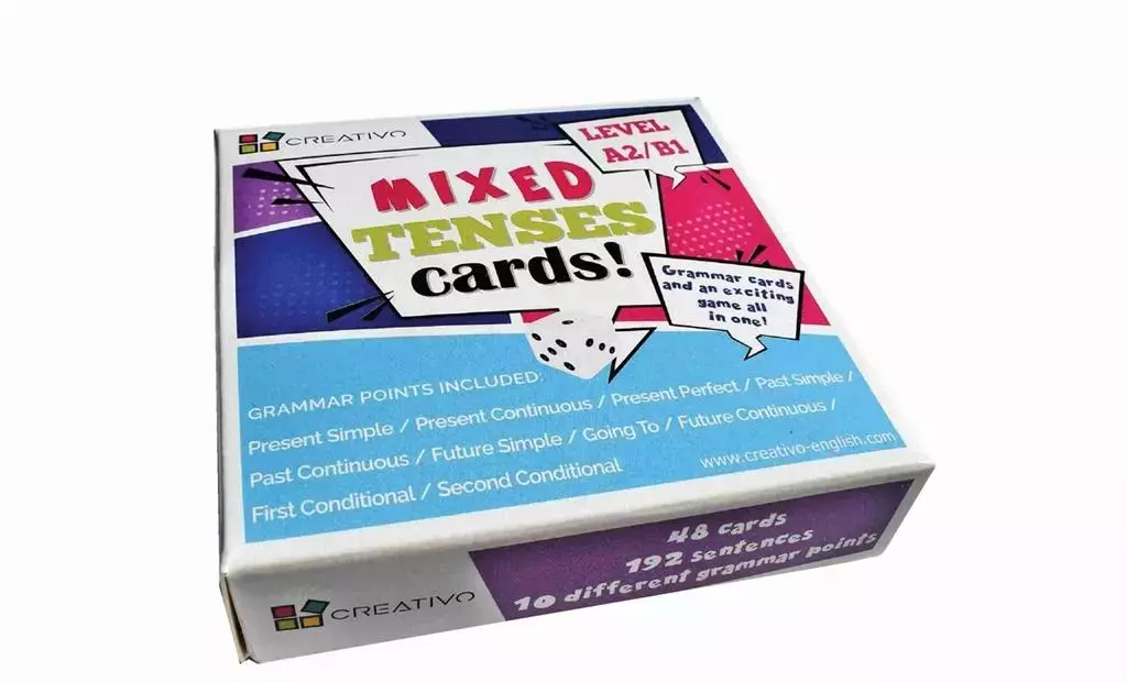Mixed Tenses Cards. Level A2/B1 - Gry
