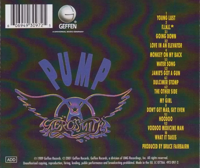 Pump. CD - Muzyka