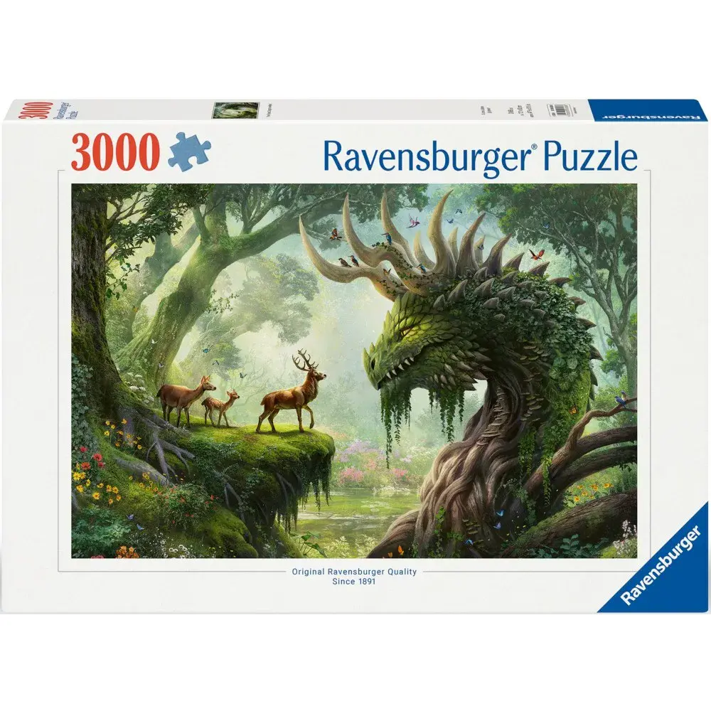 Puzzle 3000 elementów. Przebudzenie Leśnego Smoka - Puzzle