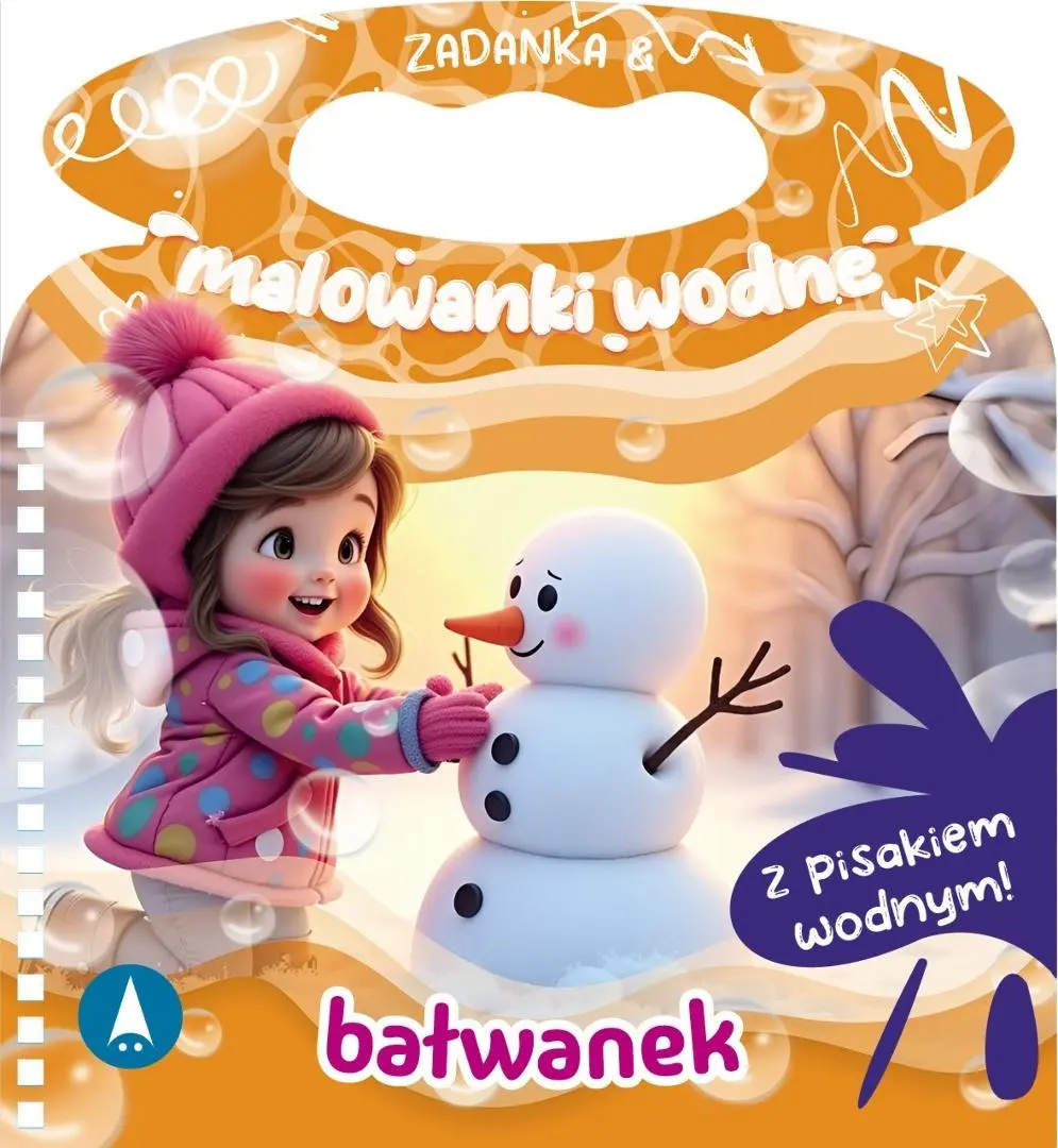 Zadanka & malowanki wodne. Bałwanek - Książki