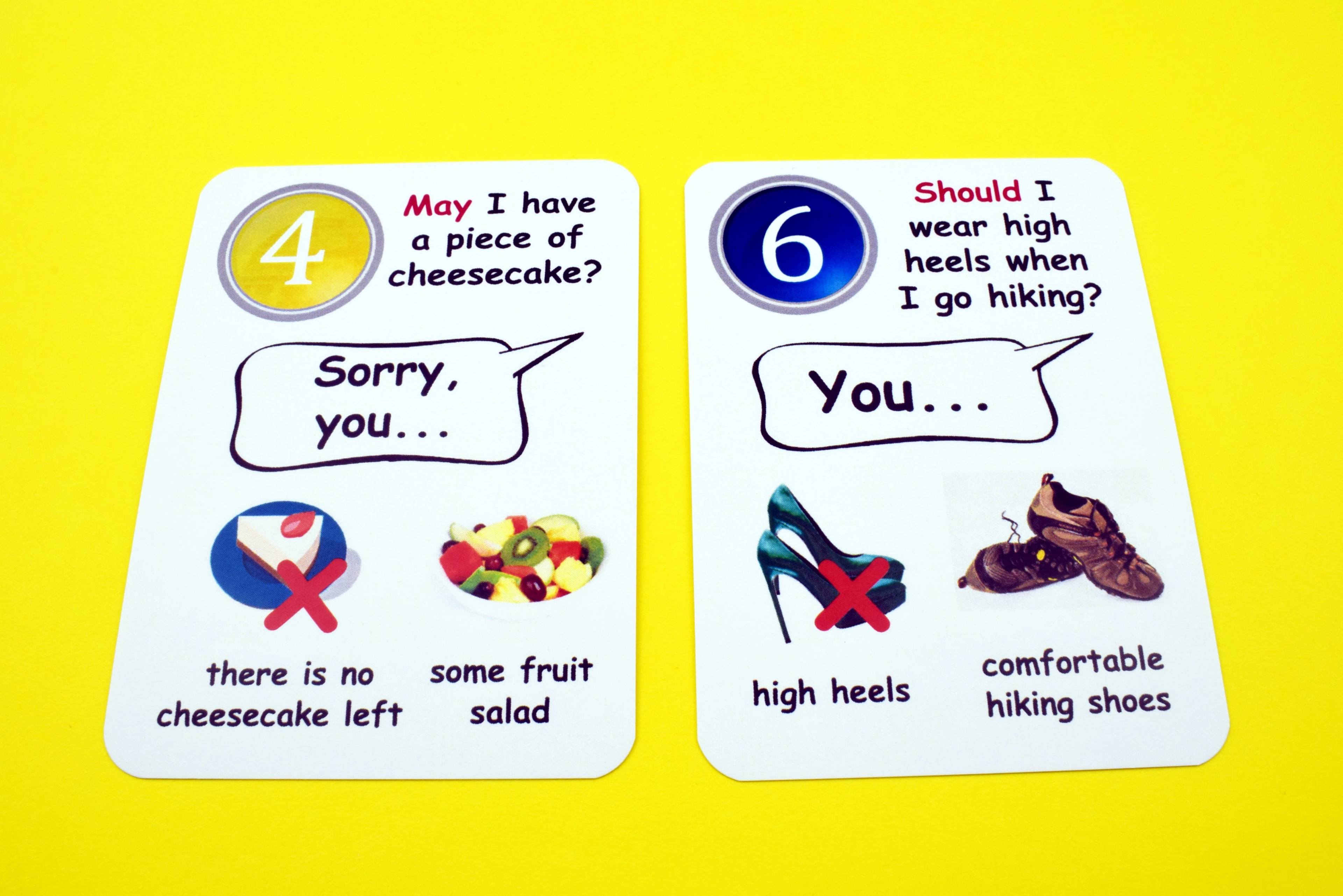 Fun Card English. Modal Verbs - Gry