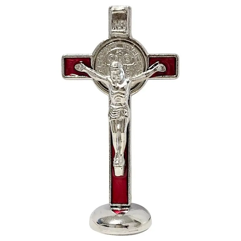 Krzyż stojący czerwony 8cm - Papiernicze i szkolne