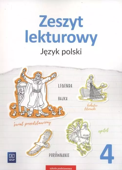 Język polski. Zeszyt lekturowy. Zeszyt ćwiczeń. Klasa 4 - Książki