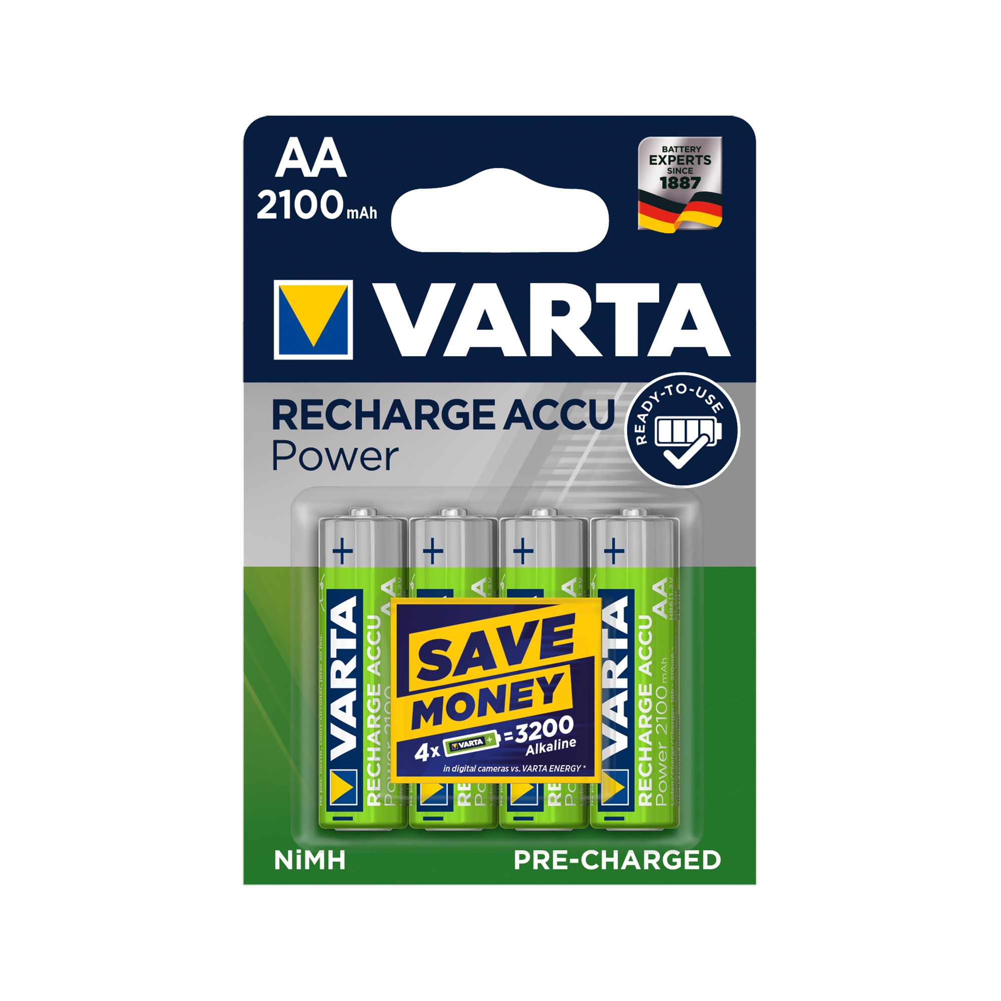 Akumulator VARTA AA 2100mAh 4szt./bl. - Elektronika i akcesoria