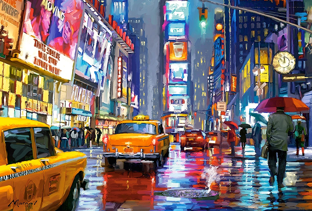 Puzzle 1000 elementów. Times Square - Puzzle