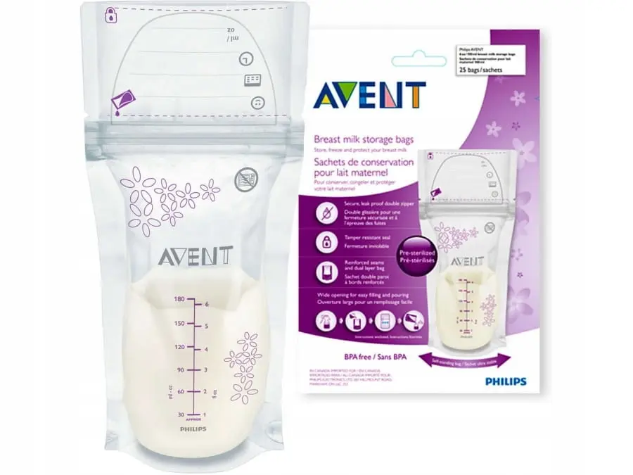 Philips Avent woreczki do przechowywania pokarmu 180 ml 25 szt SCF603/25 - Mama i dziecko