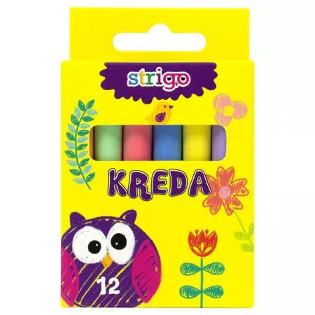 Kreda kolorowa 12 kolorów - Papiernicze i szkolne