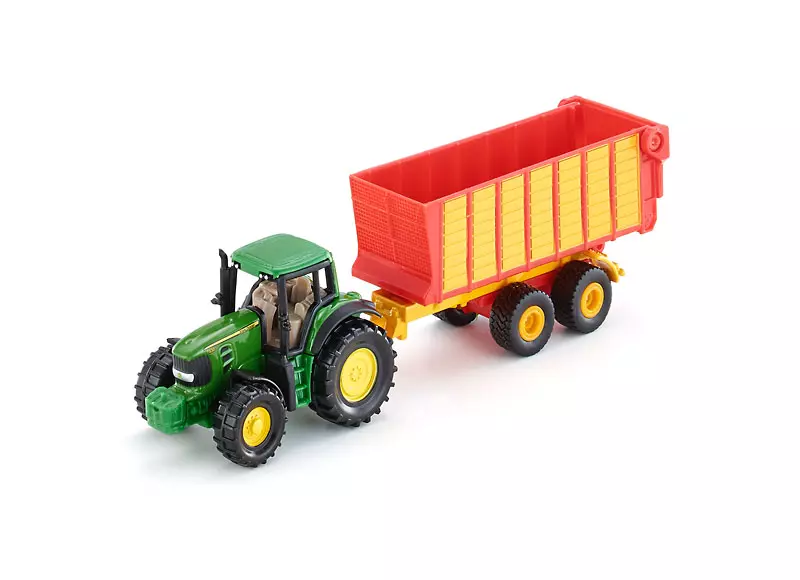Traktor John Deere z przyczepą - Zabawki