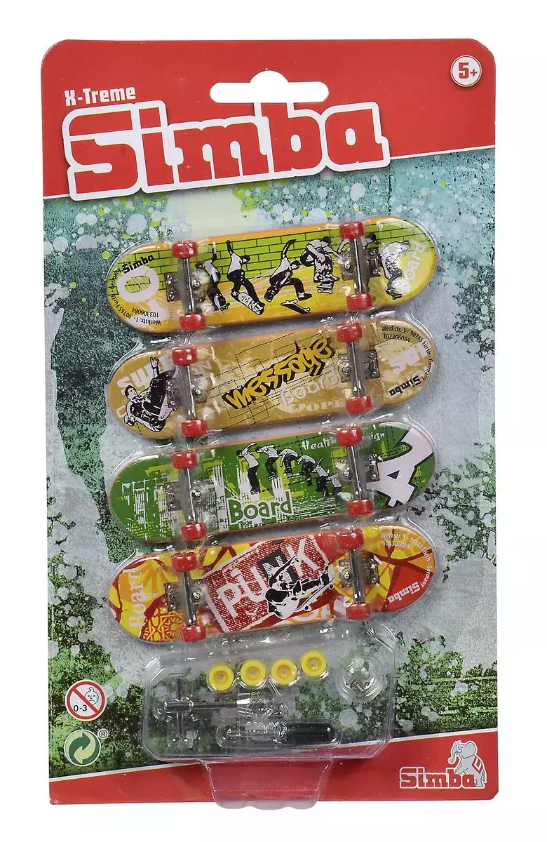 Simba: Zestaw Mini Deskorolek 4szt. - Zabawki