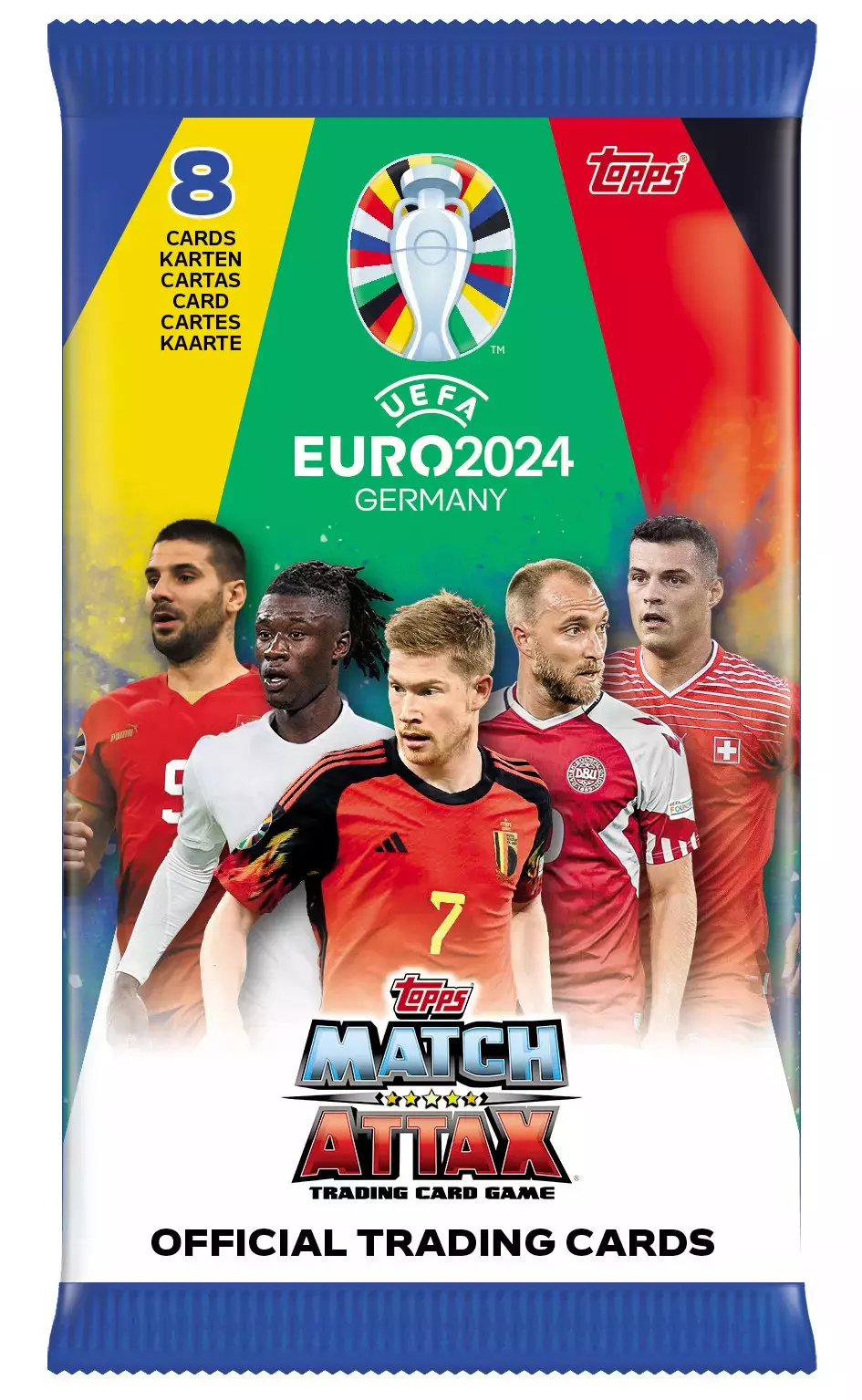 Euro 2024. Topps Cards, saszetka z kartami - Gry
