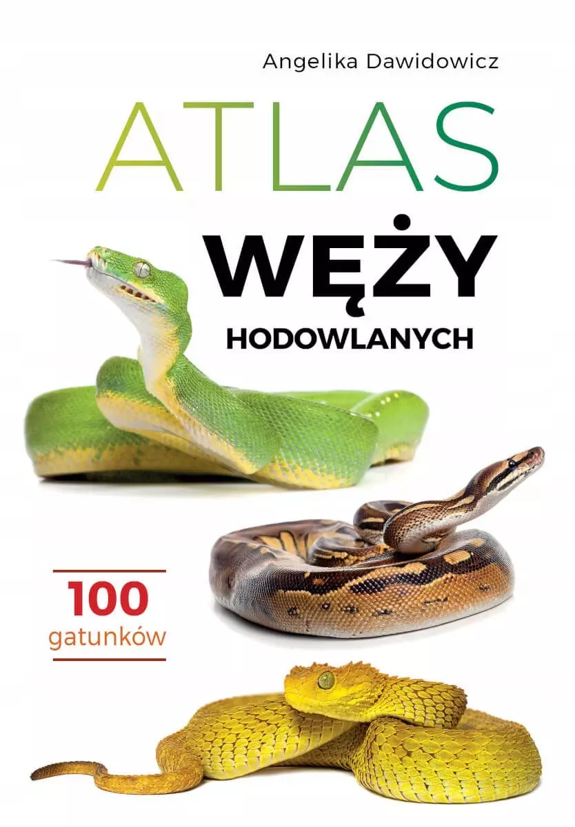 Atlas węży hodowlanych. 100 gatunków - Książki